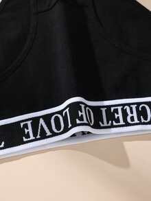 7pcs/Pack Women's Letter Elastic Waistband Cotton Briefs, Stretchy Hipster Panties, Sports & Fashion Underwear - Multicolor - View 7