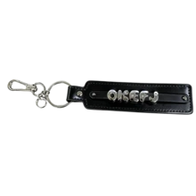 Llavero elegante personalizado, etiqueta con nombre y número personalizado, accesorios de llavero, llavero bordado, adecuado para equipaje, bolsos, cinturones, equipo, llaveros, llaves de coche - Llavero con nombre personalizable, letra de aleación suave PU - Multicolor - Ver 12
