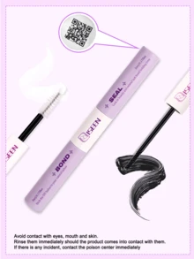 280 piezas, Rizo D, Kit de extensión de pestañas DIY 30D/40D con pestañas individuales en racimos con rizo D, racimos de pestañas con adhesivo, removedor y sellador de pestañas, y pincel aplicador y pinzas para aplicación en casa