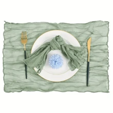 2/4/6/15pcs Solid Color Table Runner, Minimalist Polyester Table Liner Decoration, For Dining Table