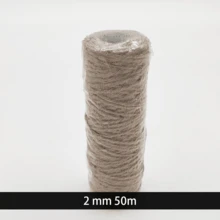 1pc Assorted 2/3/4mm Yellow Rope, Plumbing Braid, DIY Craft Rope, Art Decoration, Gift Packaging Rope