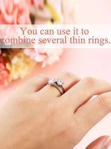 8个隐形透明戒指调节器，适用于松动戒指，戒指尺寸调整器，适用于任何戒指，可调节工具