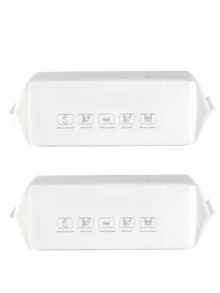 1 عبوة مناديل وجه قابلة للتخلص منها، مناديل تنظيف المكياج الناعمة، مناديل تنظيف جافة ورطبة، قماش غير منسوج جاف ورطب، مناديل تنظيف للبشرة الحساسة، اكسسوارات إزالة المكياج والعناية بالبشرة، مستلزمات يومية، هدية مثالية للعائلة - لا نمط - مشاهدة 11