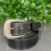 1 Country Belt Genuine Leather Horse Print Or Scale Effect - Tỉ lệ - Xem 3