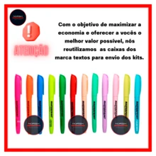 Kit Of 6 Neon Colored Highlighter Pens By Masterprint - Bộ 6 màu Neon - Xem 3