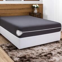 Mattress Cover With Zipper, Mesh Fabric - Grey - View 12