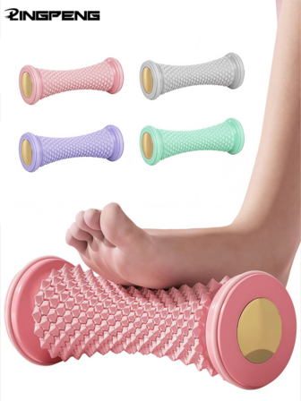 Masażer do stóp, wałek masujący, piłka do masażu jogi, wałek do powięzi podeszwowej, relaksacja mięśni, pielęgnacja, plastikowy ręczny masażer do stóp