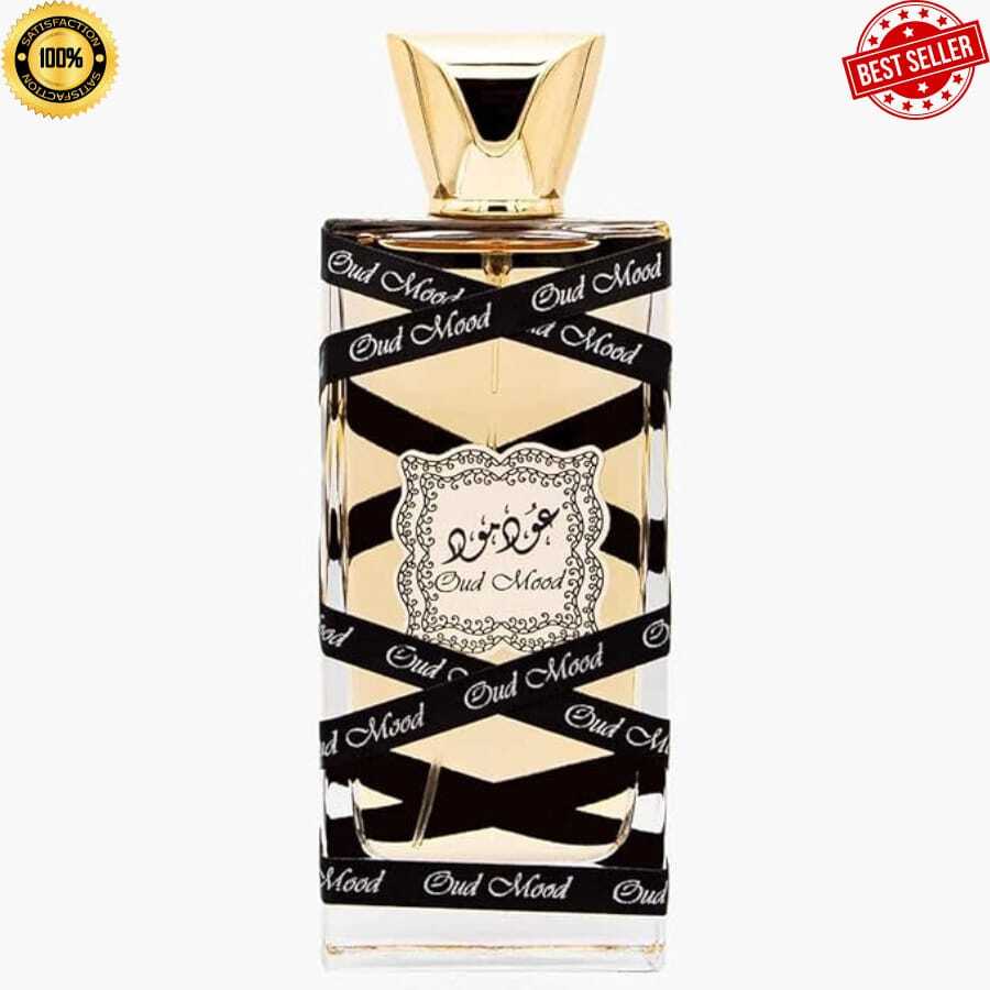 Lattafa Perfumes Oud Mood For Unisex Eau De Parfum Spray, 3.4 Ounce - 清新香調 - 查看 1