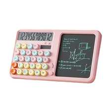 1pc 12-Digit Multifunction Calculator With Memory Storage, Percentage, Square Root, GT Total Calculation, Erasable Scratch Pad, Suitable For Student Math, Office Finance, Home Accounting, Retail Cashier, Macaron Button Color, Large Clear Display, Dual Power Supply, Portable Desktop Calculator - Multicolor - View 13
