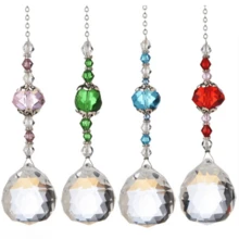 H&D HYALINE & DORA 3pcs Transparent Crystal Prism Ball Rainbow Maker Window Prism Suncatcher