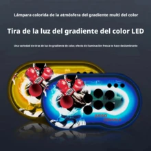 Consola de videojuegos retro con mando con joystick de 2 torretas, más de 8000 juegos clásicos, compatible con partidas de 4 jugadores, salida 4K HD, mando arcade para juegos de lucha con conexión a PC/TV/proyector, Plug and Play (64 GB). - Blanco - Ver 12