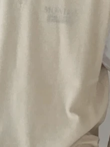 GRDR 男士纯色V领优雅时尚针织背心，适合秋冬季穿着 - 米色 - 查看 4