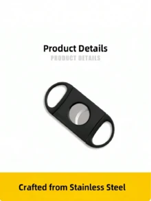 Premium Dual Blade Stainless Steel Cigar Cutter - Professional Precision Cutting Tool, Crafted For Cigar Enthusiasts, Luxury Cigar Accessory, Equipped With Sharp Blades, Ideal Gift For Cigar Lovers, Made Of Durable Stainless Steel, Perfect For Trimming Cigars, Halloween DIY, Multi-Purpose Cutting And Household Use. A Versatile, High-Precision Tool To Meet Smoking Accessories And Various Cutting Needs.