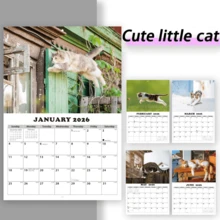 2026年可爱猫咪主题日历，猫咪照片英文月历假日计划表 - 貓咪 - 查看 2