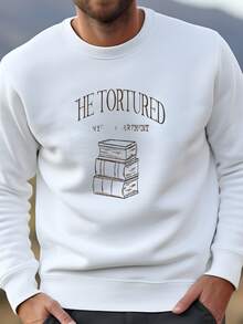Mens  Personalized Tortured Lawyers Department Sweatshirt, Funny Lawyer Hoodie, Custom Law School Graduate Shirt, Graduation Gift Sweatshirt - 白色 - 查看 2
