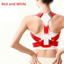 1件姿势矫正背部支撑带 + 1条运动绷带，男女通用隐形姿势矫正器