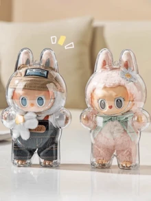 LABUBU Transparent Shell, Standing Pose Holding Coca Cola Edition, Cute Cartoon Character Design, Protective Transparent Shell, Compact Size For Easy Carrying, Ideal For Key Chains Or Decor, Perfect Gift For Fashion Lovers And Collectors, Great For Daily Use And Outdoor Activities - Standing Coca-cola Protective Case - View 9