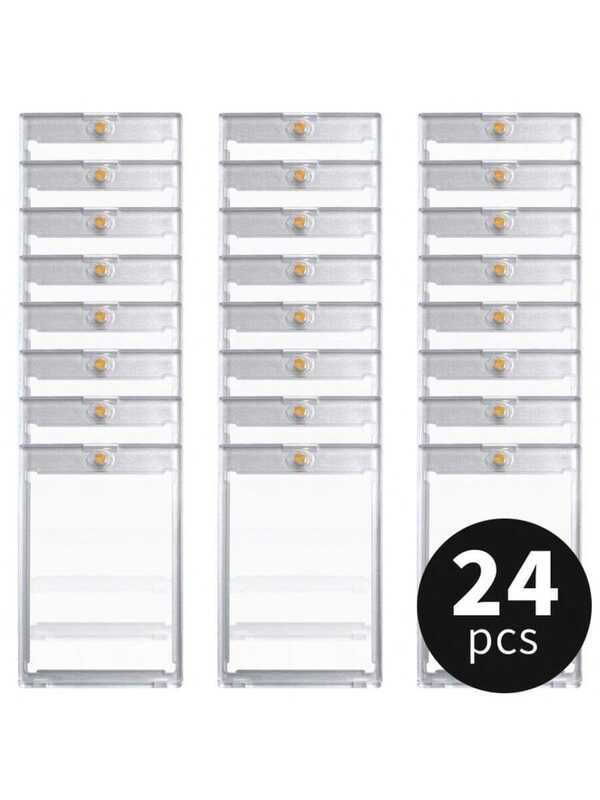 10pcs Rigid Acrylic Card Protector Sleeves + 1 Display Stand, Suitable For Trading Cards, Standard Sports Cards, Baseball Card Holders, Collection, Silver