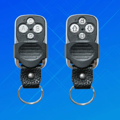 433MHz Metal Cloning Remote Control With Leather Strap, Suitable For Barrier Gate, Roller Shutter, Garage Door. Zinc Alloy Metal Shell With Real Leather Strap Design, Durable And Portable. Smart Cloning Learning Technology For Quick Duplication Of Original Remote Signal. Stable 433MHz Transmission Frequency With Strong Penetration And Anti-Interference Capability.