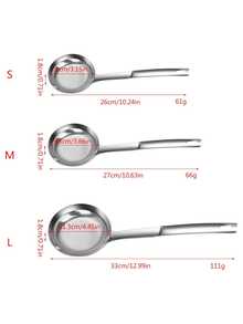 多功能火锅撇油勺 - 不锈钢细网食物滤网，用于撇去油脂和泡沫，易于清洗。 - 彩色 - 查看 8