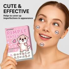 32 adesivos para acne, cobrindo acne e manchas, adesivos para acne que cobrem acne e manchas, adesivos para manchas no rosto e na pele, padrões fofos