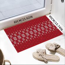 Christmas Snowflake Pattern Carpet - Thickened, Washable, Suitable For Living Room, Bedroom, Office, Etc. - Anti-Slip, Geometric Pattern, Christmas Decor - Multicolor - View 24