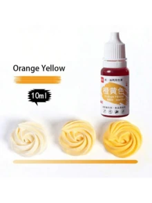 10毫升食用级水溶性和油溶性色素 - 用于蛋糕装饰、烘焙、糖果制作 - 彩色 - 查看 10