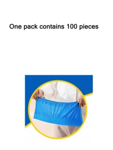 Disposable Slipper Covers | Soft And Comfortable Home Slipper Covers, Waterproof Shoe Covers, Thickened For Rainy Days, Long Boot Covers For Farms, Shoe Covers, Outdoor Rafting, Plastic Boot Covers, Footwear Accessories, Dustproof And Stain-Resistant, Comfortable And Non-Slip, Designed To Protect Shoes In Homes, Offices, Hotels And Other Places, Keeping Shoes And Floors Clean.,Shoe,Spring Summer Picks,Brides Maid Gifts,Room,Bedroom Decor,Beach,Travel,For Men,For Women,Vacation - Multicolor - View 10