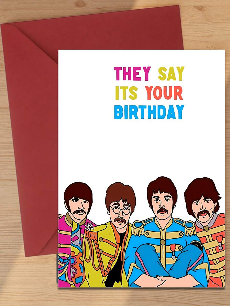 A Set: They Say Its Your Birthday [Customer Favorite] Humorous And Creative Birthday Card (With Envelope) - The Perfect Gift For Friends And Family, Also Great For Everyday Office Use - Sets - View 1