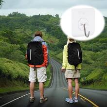 5/3/1件装 30-40升背包防雨罩，反光背包防雨罩，防尘防盗，适用于骑行、徒步、露营、旅行、户外活动、母亲节礼物、卧室装饰、花园、厨房装饰、夏季、海滩、旅行必备、房间装饰、软萌、毕业季 - 彩色 - 查看 10