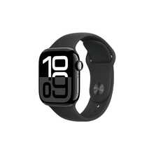 Apple S10 42mm/46mm Smartklocka med stor skärm, GPS-positionering, vattentätning vid simning, pulsmätning, lång batteritid, hälsospårning hela dagen, svart - Ljussvart + svart - Visa 1