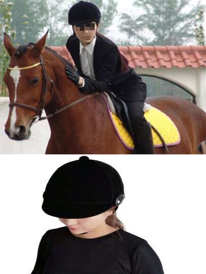 1pc High Quality Thick Electric Motorcycle Protective Helmet, Breathable Equestrian Helmet, Horse Riding Helmet, Racing Helmet For Men And Women, Equestrian Supplies