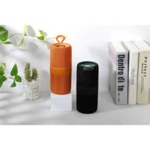 T&G 10W Bocina Bluetooth portátil, Altavoz portátil inalámbrico de 1200 mAh, mini y práctico, RGB, ideal para DJ, apto para uso en exteriores, con correa de transporte, TWS, USB, AUX. - Azul - Ver 9