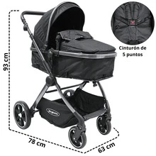 Joykoo Baby Strollers - Black - View 4