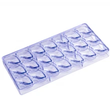 一套塑料巧克力模具，椭圆形、胶囊形、唇形、星空球形小糖果模具，翻糖工具，填充糖果模具，塑料模具，专业巧克力工具，适合个人、甜品店、工作室使用