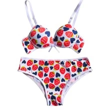 Set Of 5 Bra And Panty Sets For Girls/Teens, Printed, With Padded Cups - Nhiều màu - Xem 3