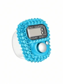 1-6颗念珠计数器，运动计数工具，带重置功能的编号念珠计数器，5位数字显示 - 彩色 - 查看 19