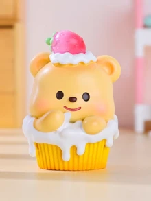 صندوق دب الزبدة الأعمى، ستة تصاميم لطيفة فريدة (تحمل قلبًا، تحمل دونات وأكثر)، قطيفة ناعمة مع خدود وردية وابتسامات لطيفة، مصنوعة من قطيفة متينة وتفاصيل معقدة، مثالية للنساء والفتيات اللواتي يعشقن دب الزبدة، رائعة لتزيين الحقيبة أو المفاتيح أو الهدايا - أضف لمسة ساحرة من دب الزبدة إلى حياتك اليومية