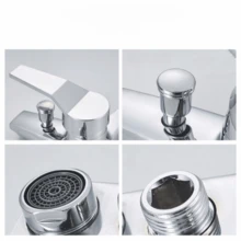 Bathtub Faucet Wall Mounted Shower Faucets Bathroom Mixing Valve Hot Cold Water Tap Household Toilet Single Handdle Tap Bathroom Accessories Bathroom Tools - Multicolor - View 9