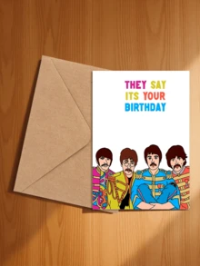 A Set: They Say Its Your Birthday [Customer Favorite] Humorous And Creative Birthday Card (With Envelope) - The Perfect Gift For Friends And Family, Also Great For Everyday Office Use - Sets - View 5