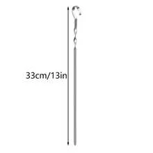 10件套不锈钢烧烤配件套装，便携实用，包含烧烤工具和餐具，配有收纳袋，适合户外烧烤、露营和后院用餐，是理想的父亲节烧烤礼物。