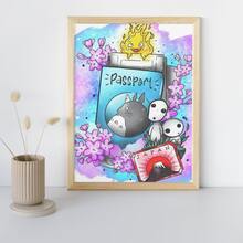 nerd hunters Malen nach Zahlen mit Rahmen,  Gemälde 40x50 cm - Einheitsgröße - Übersicht 3