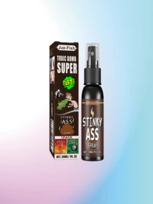 30毫升恶作剧臭味喷雾，趣味持久气味娱乐减压玩具，含发酵大豆和海藻的放屁喷雾，可藏于瓶中恶作剧，气味极其难闻，是有效的恶作剧道具。 - 彩色 - 查看 15