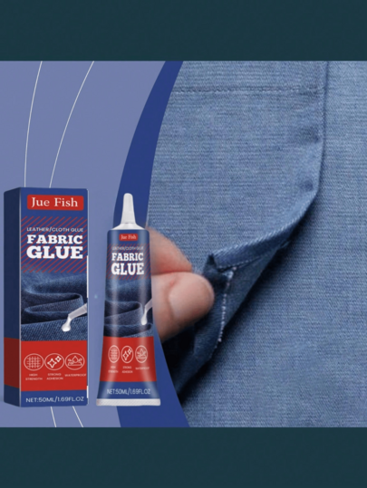 Cola multifuncional para tecidos - Repara roupas, estampas, furos, e palmilhas de sapatos. Oferece excelente resistência de colagem, garantindo alta resistência e aderência duradoura. Aumenta a elasticidade da cola para se adaptar às mudanças dinâmicas dos tecidos, evitando rachaduras. Promove cura rápida para melhorar a eficiência do trabalho e é adequada para diversos materiais têxteis, como seda e náilon, atendendo a diversas necessidades de reparo e decoração. Reduz efetivamente o tempo de espera para a conclusão rápida da colagem.