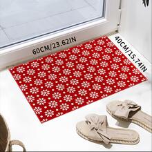 Christmas Snowflake Pattern Carpet - Thickened, Washable, Suitable For Living Room, Bedroom, Office, Etc. - Anti-Slip, Geometric Pattern, Christmas Decor - Multicolor - View 19