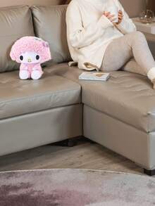 Sanrio Piano Beinno Little Lamb Doll,Adorable Pink Plush Keychain, Super Soft & Fluffy Stuffed Animal, Unique Lamb Design with Cute Bow & Strawberry Accessories, High-Quality Huggable Plushie for Girls, Perfect Collect Merchandise for Fans. - 查看 5