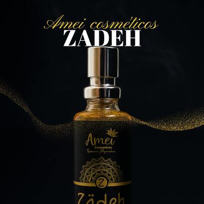 Zadeh 17ml Perfume Masculino Portátil – Amadeirado e Intenso - Fragrância Masculina Marcante – Inspirado no Asad – Aroma Forte e Sofisticado