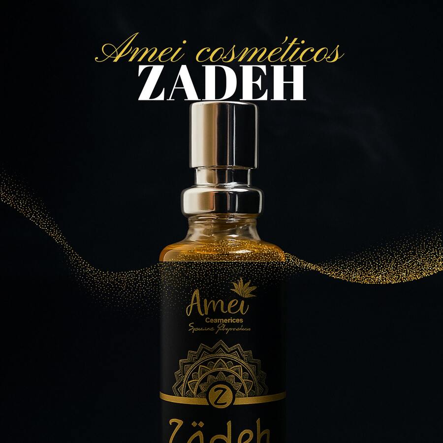 Zadeh 17ml Perfume Masculino Portátil – Amadeirado e Intenso - Fragrância Masculina Marcante – Inspirado no Asad – Aroma Forte e Sofisticado