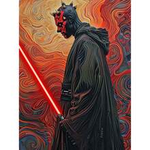 Painting By Numbers Star Wars Darth Maul Paintings 40x50 Cm - one-size - View 2