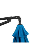 Large 14.8 Ft. Double-Sided Rectangular Outdoor Umbrella With Crank (Orange) (No Base) - Dark Blue + Steel + Garden & Outdoor - View 6